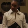 Ashley Banks Bel Air S03 Cropped Denim Jacket