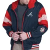 Atlanta Braves Legacy Lightweight Hooded Jacket For Sale