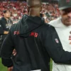 Atlanta Falcons Raheem Morris Sideline Black Hoodie
