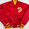 Atlanta Hawks 90s Red Varsity Jacket