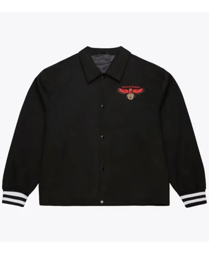 Atlanta Hawks Oversweep Black Jacket
