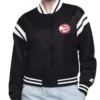 Atlanta Hawks Printed Logo Varsity Jacket