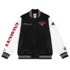 Atlanta Hawks Team Origins Black And White Varsity Jacket