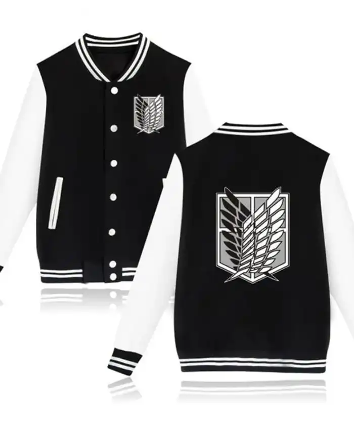 Attack On Titan Anime Varsity Letterman Jacket
