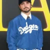 Augusto Aguilera Dodgers Full Snap Satin Blue Jacket
