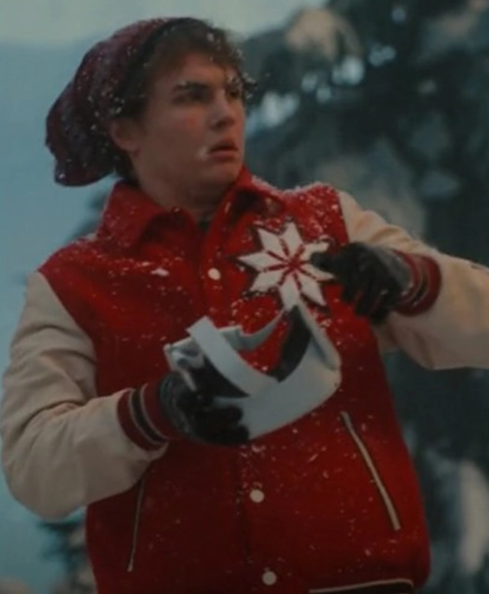 Austin Kane TV Series The Santa Clauses Cal Red Varsity Jacket