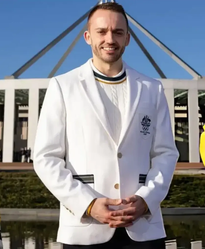 Australia Milano Cortina 2026 White Blazer - Image 3
