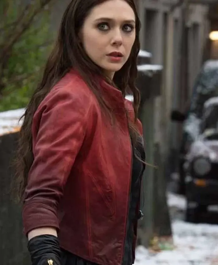 Avengers: Age Of Ultron Scarlet Witch Red Jacket