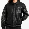 Avirex Goth Black Leather Jacket Womens