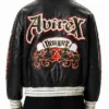 Avirex Two-Tone Goth Leather Jacket Women