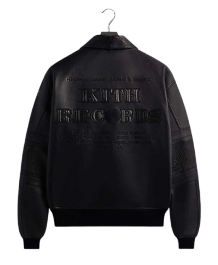 Alternative view of Avirex x Kith Records Leather Jacket