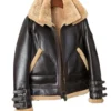 B 3 Aviator Shearling Sheepskin Flying Jacket