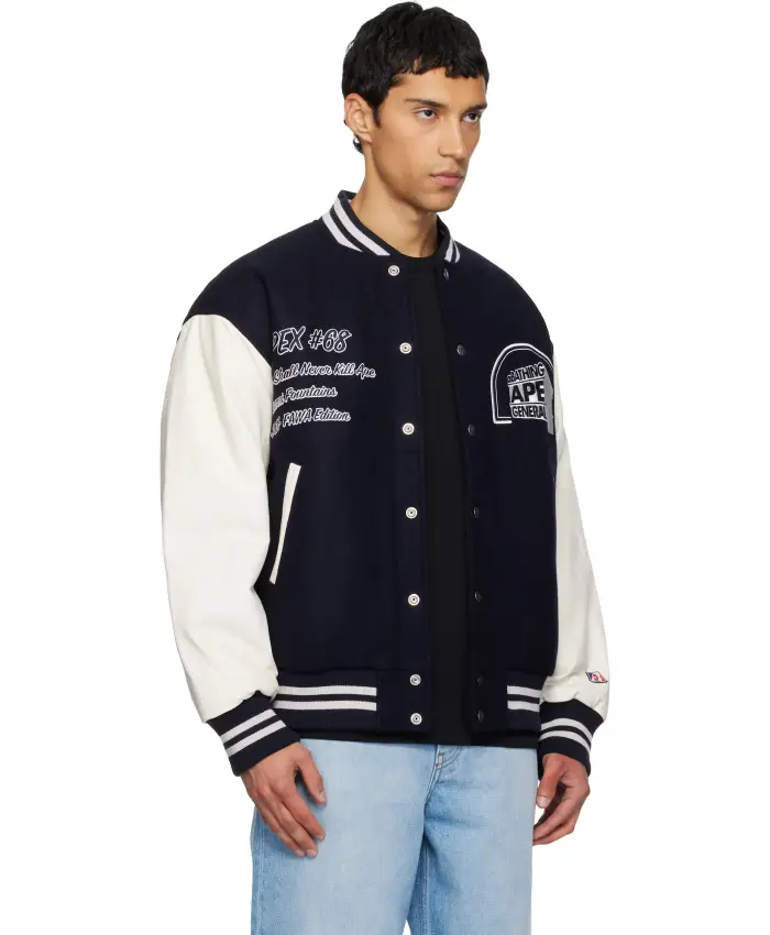 BAPE x Kazuki Kuraishi Varsity Jacket - Image 2