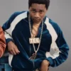 BMF Black Mafia Family Terry Flenory Blue Jacket For Sale