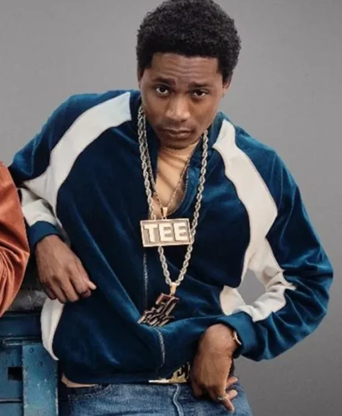 BMF Black Mafia Family Terry Flenory Blue Jacket For Sale