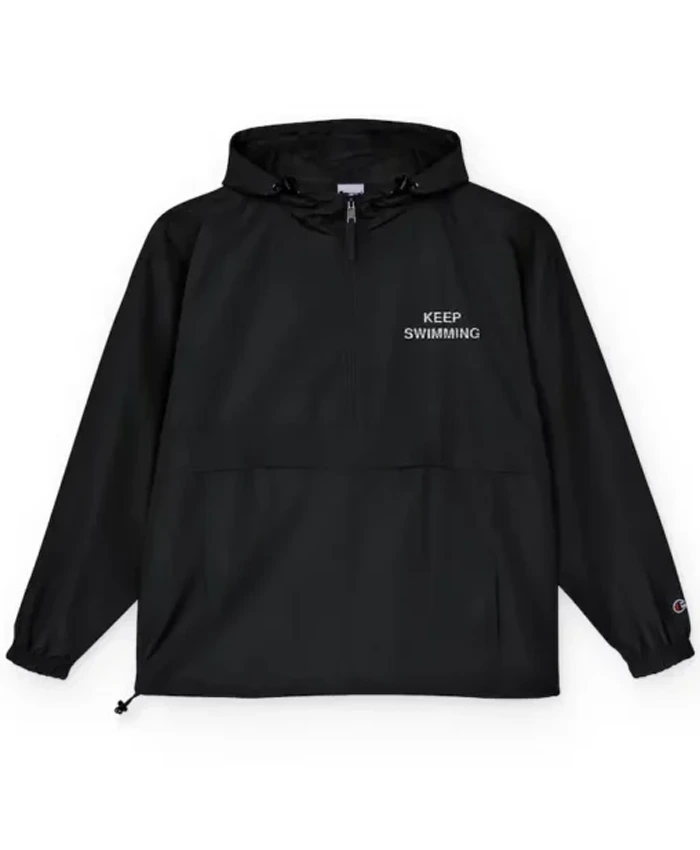Keep Swimming BTS Black Anorak Jacket