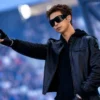 BTS RM World Tour Arirang Black Leather Jacket