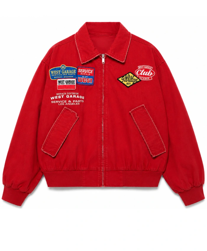 BWT Alpine F1 Team Driver Pierre Gasly West Garage Red Cotton Racing Jacket