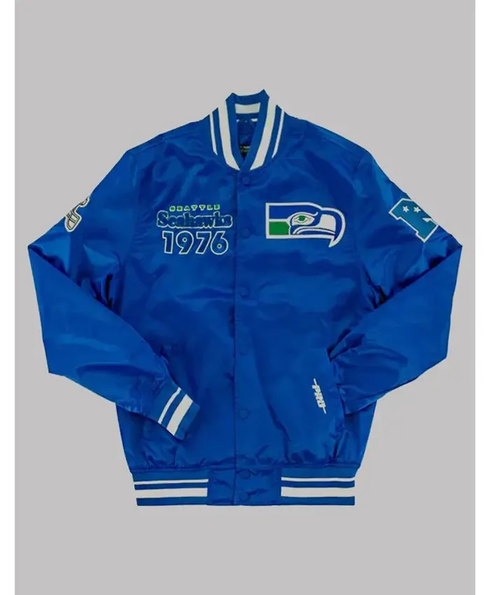 Baby Emard Seattle Seahawks Blue Bomber Jacket