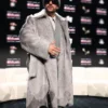 Bad Bunny Super Bowl LX Halftime Show Shearling Coat