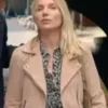 Bad Sisters S01 Eva Birthistle Beige Leather Jacket