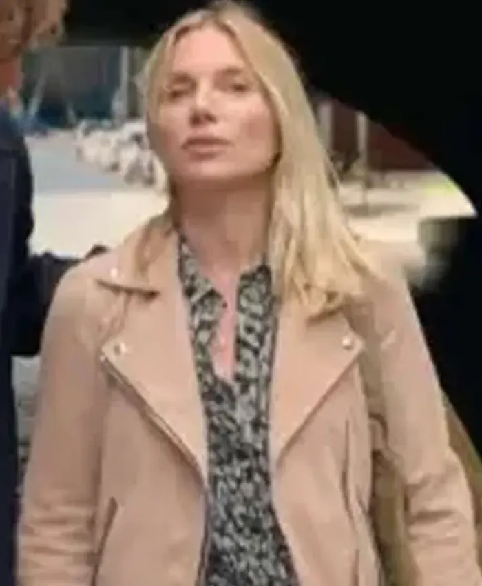 Bad Sisters S01 Eva Birthistle Beige Leather Jacket