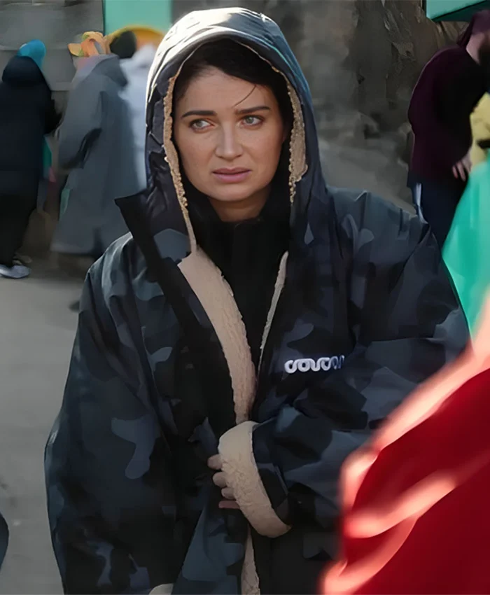 Bad Sisters S02 Eve Hewson Camo Hooded Jacket