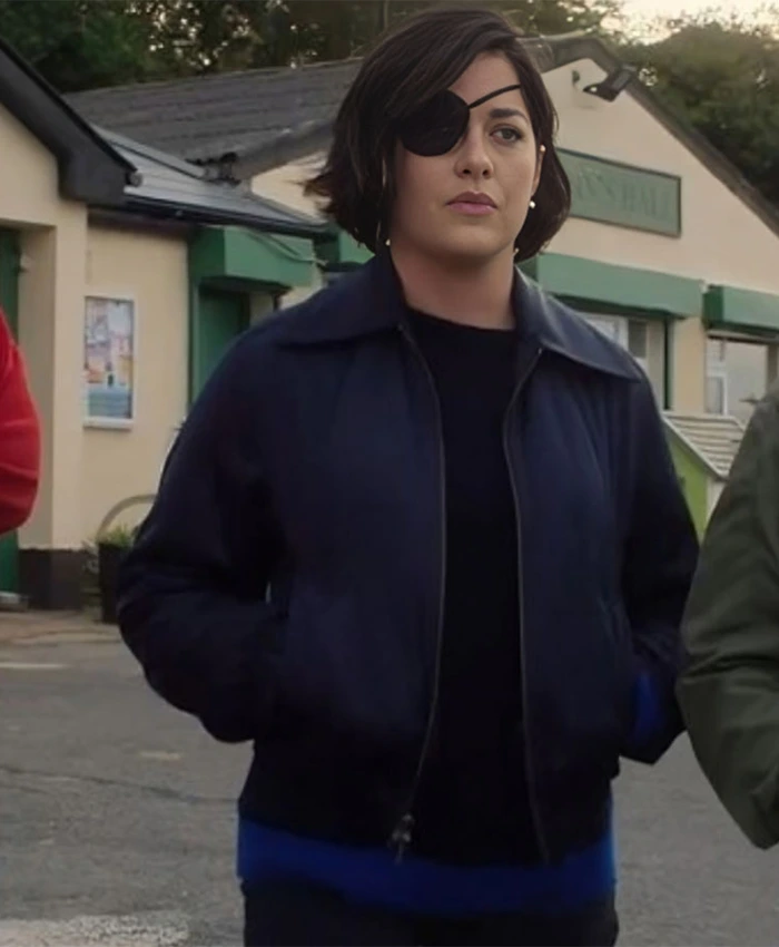 Bad Sisters S02 Sarah Greene Navy Blue Jacket