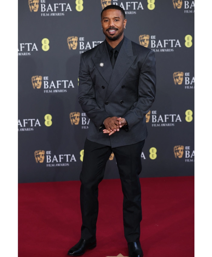 Bafta Awards 2026 Michael B. Jordan Charcoal Blazer