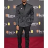 Bafta Awards 2026 Michael B. Jordan Double Breasted Charcoal Blazer
