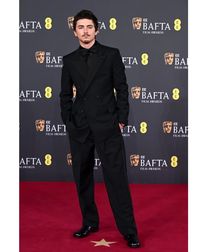 Bafta Awards 2026 Timothee Chalamet Black Suit
