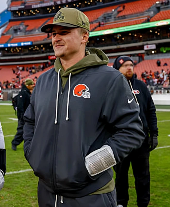 Bailey Zappe Cleveland Browns Full Zip Hoodie