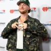 Bailey Zimmerman 2025 IHeartRadio Music Festival Olive Green Camo Jacket