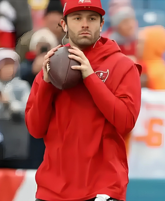 Baker Mayfield Buccaneers Sideline Anorak Hoodie Jacket