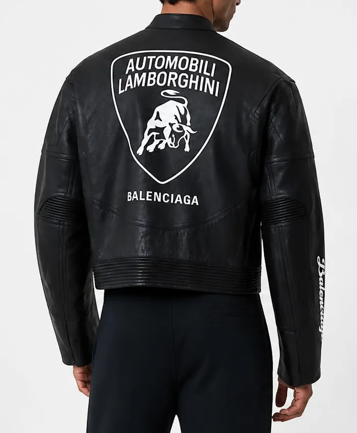 Balenciaga x Lamborghini Leather Jacket Men