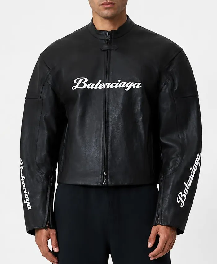 Balenciaga x Lamborghini Leather Jacket Mens