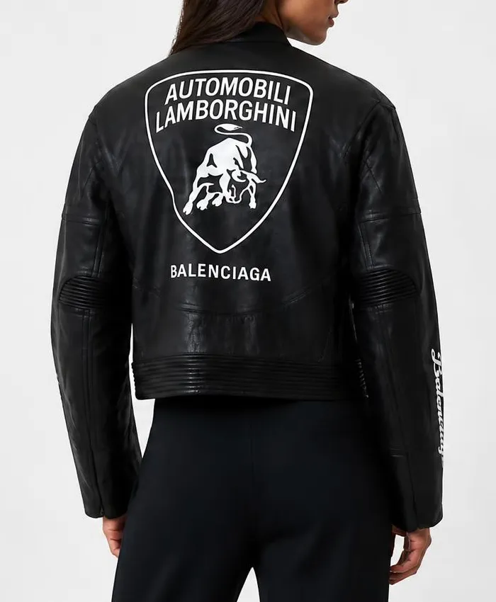 Balenciaga x Lamborghini Leather Jacket Women