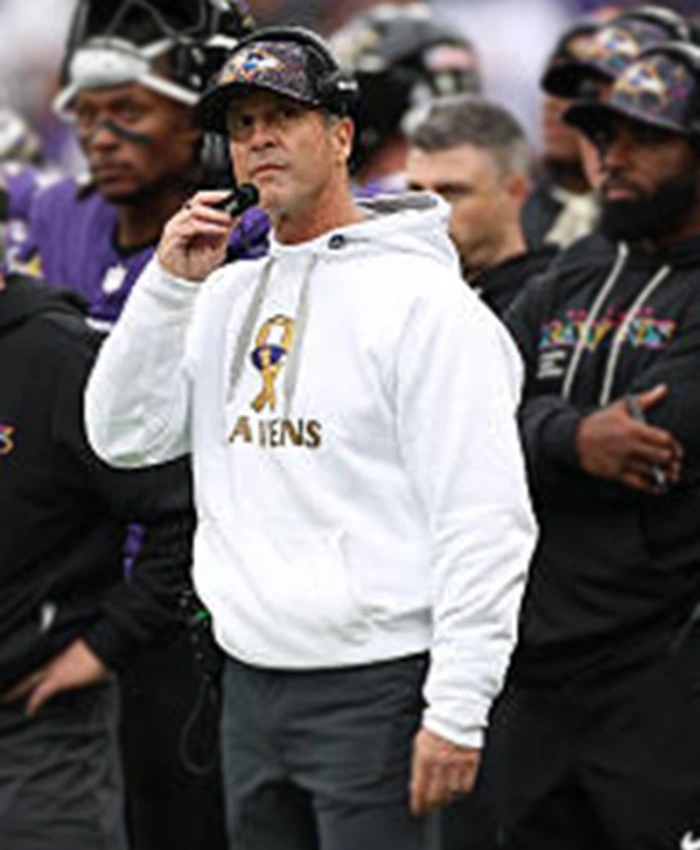 Baltimore Ravens John Harbaugh Hoodie