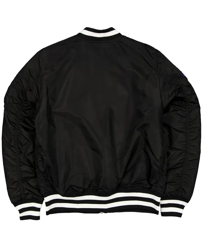 Baltimore Ravens MA 1 Bomber Jacket
