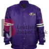 Baltimore Ravens Purple Starter Bomber Jacket