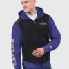 Baltimore Ravens Starter Black And Purple Thursday Night Gridiron Full Zip Hoodie