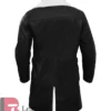 Bane Dark Knight Rises Black Leather Coat