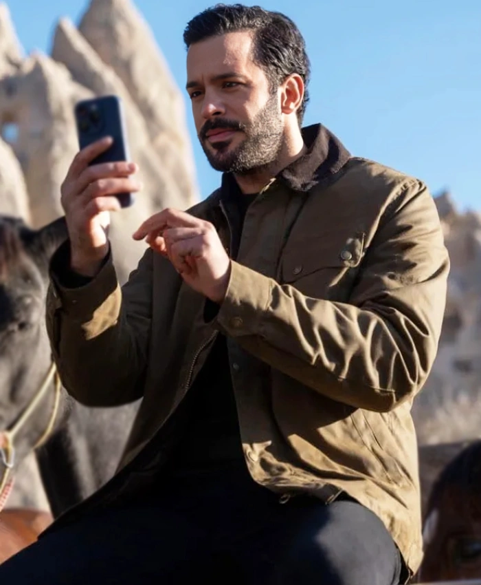 Baris Arduc TV Series Reminder S01 Deniz Brown Cotton Jacket