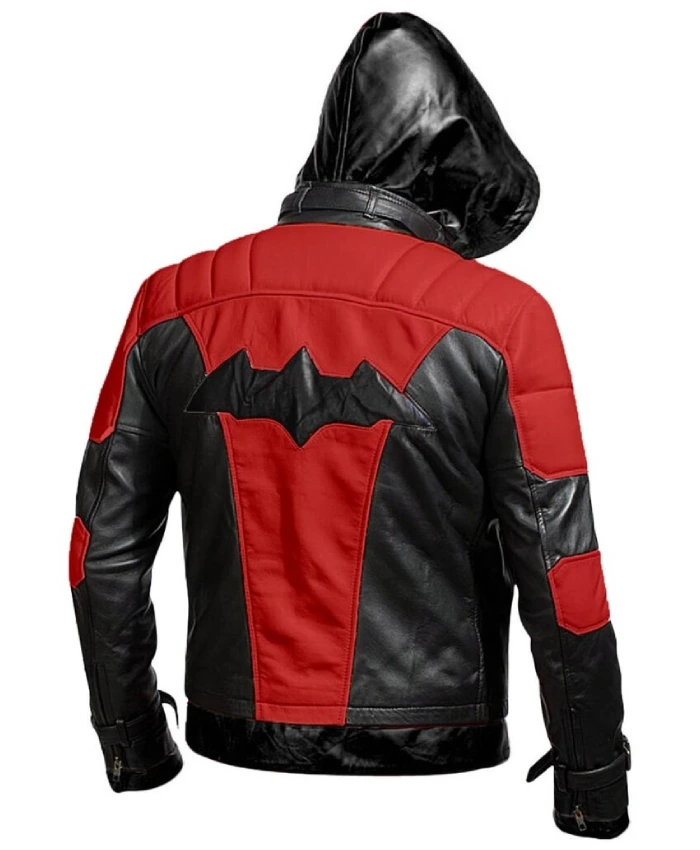 Alternative view of Batman Arkham Knight Jason Todd Leather Jacket