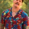 Battle Camp S01 Taylor Lewan Camp Floral Shirt