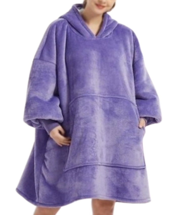 Baylen Out Loud S2 Baylen Dupree Purple Blanket Hoodie - Image 2