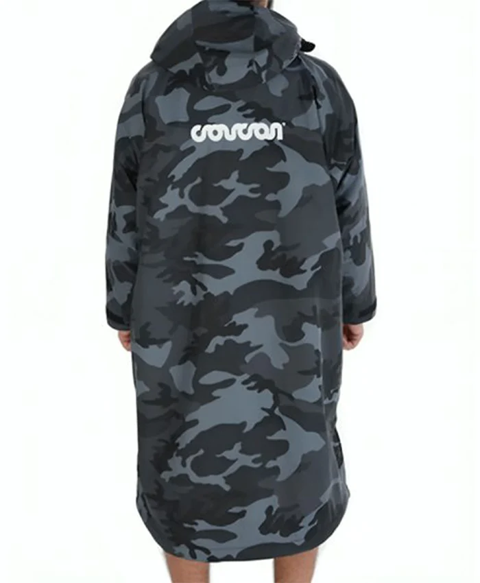 Becka Garvey Bad Sisters Season 02 Eve Hewson Hooded Camo Robe Jacket