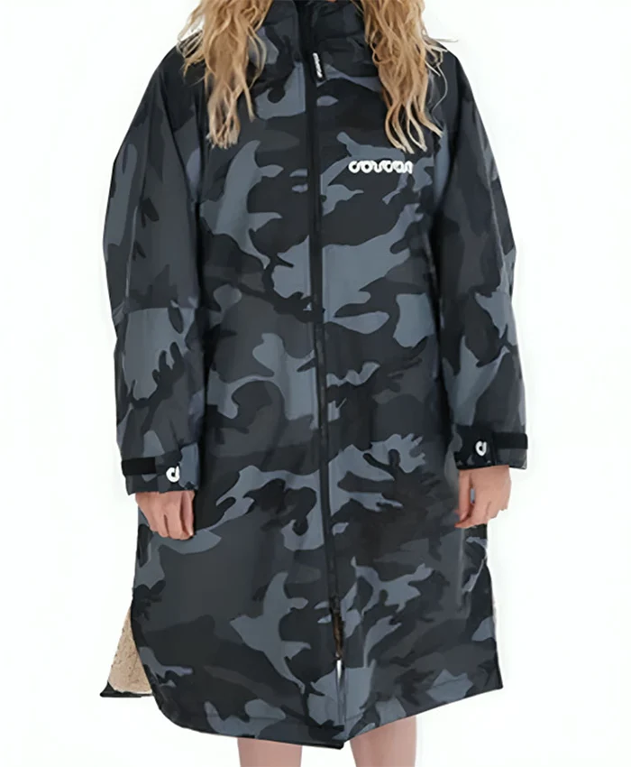 Becka Garvey TV Series Bad Sisters Season 02 Eve Hewson Hooded Camo Robe Jacket For Unisex