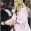 Becky Hammon Las Vegas Aces v Washington Mystics Double Breasted Pink Blazer