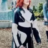 Beetlejuice Beetlejuice 2024 Catherine OHara Black Coat